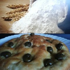 A picture of Focaccia bread.