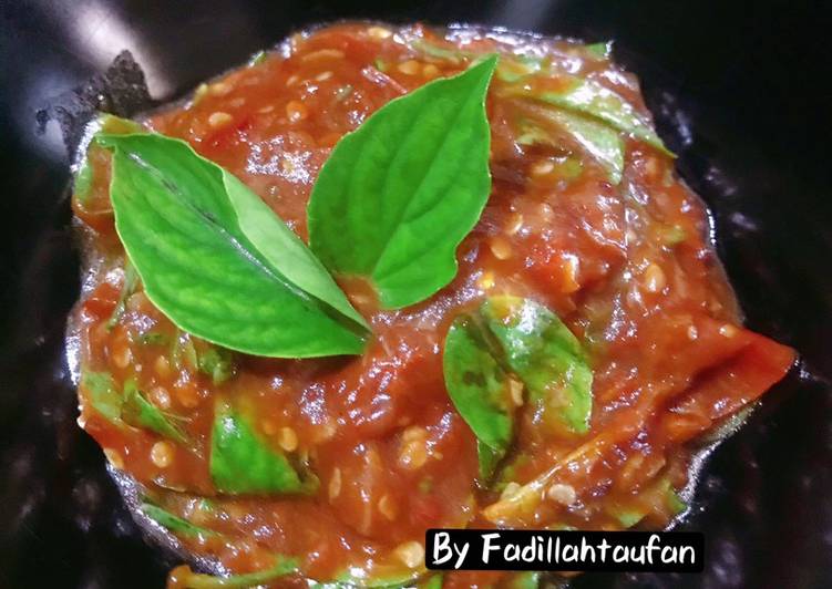 Bagaimana Membuat Sambal kemangi🍃, Sempurna