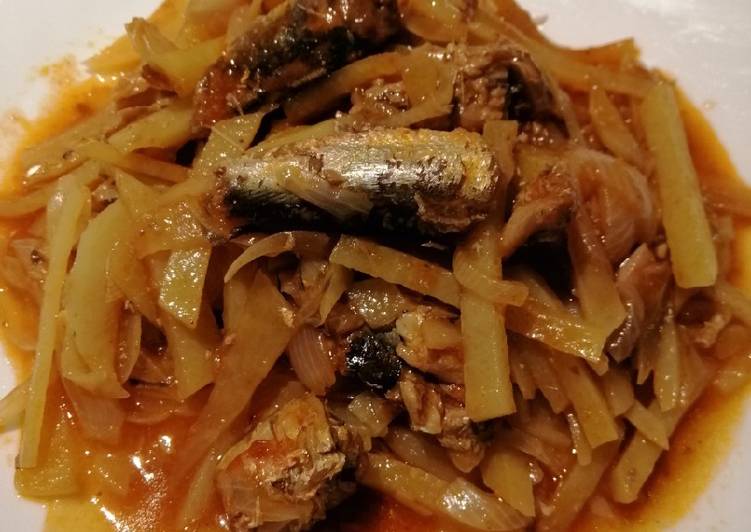 Recipe of Super Quick Homemade Potato Sardines