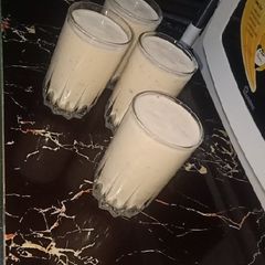 Pineapple Banana and Cranberries Smoothie A picture of Pineapple Banana and Cranberries Smoothie.