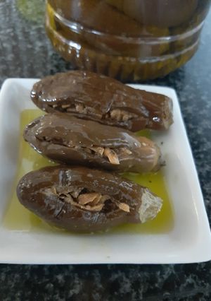 صورة لوصفة مكدوس الباذنجان الرائع 🍆🍆🍆