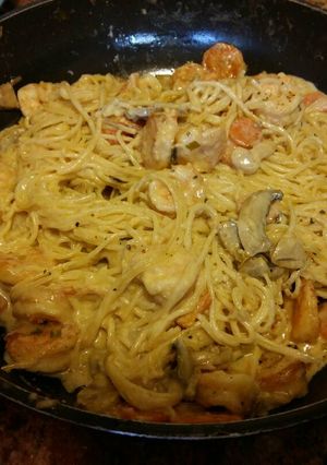 صورة لوصفة Shrimp Stroganoff ستروغانوف القريدس