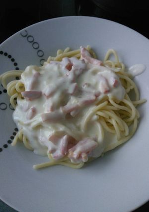 Una foto de Espaguetis a la carbonara (Fácil)