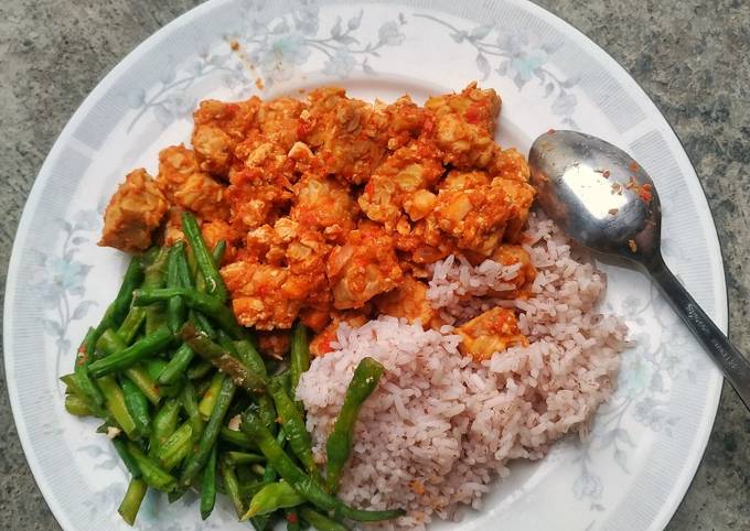 Resep Tempe penyet diet