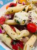 Mozzarella and Tomato Penne Lemon Salad