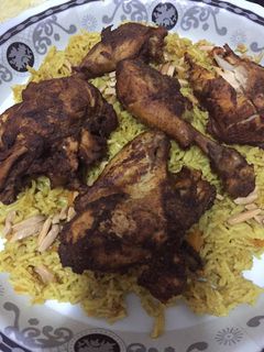 صورة لوصفة أرز البرياني بالجزر