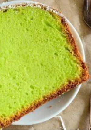 Foto de Bolo Verde de Gelatina com Aveia