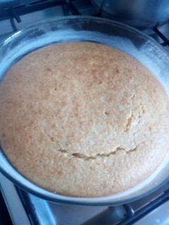 Una foto de Torta de coco y miel