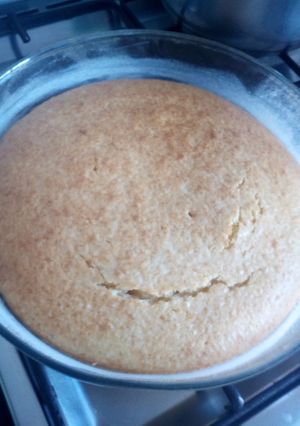 Una foto de Torta de coco y miel