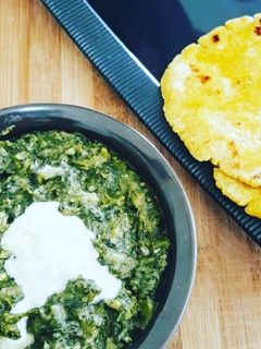 सरसों दा साग (Sarson Da saag recipe in Hindi) रेसिपी मुख्य फोटो