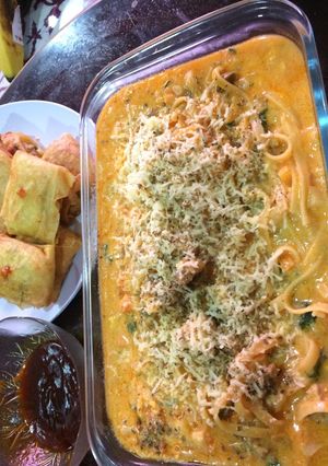 Foto resep Spaghetti spinach cheese