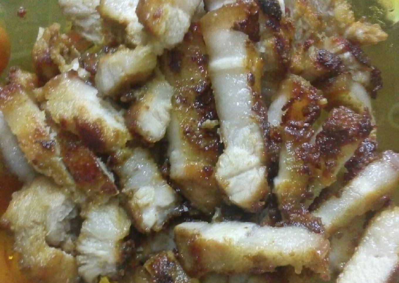 Samcan / bellypork bakar teflon (non halal)