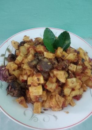 Foto resep Sambelan kentang hatiampela
