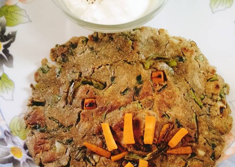 Recipe: Yummy Masala Bajre ki Roti/paratha 😋😋😋 yummy 😋