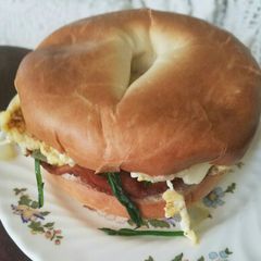 A picture of Mindy's Breakfast Sandwich.