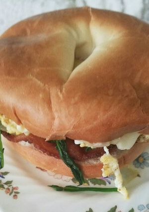 A picture of Mindy's Breakfast Sandwich.