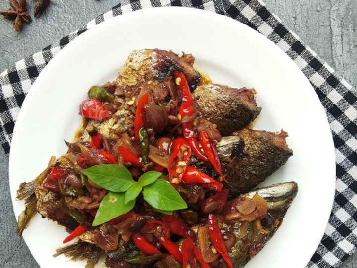 Resep 38. Ikan makarel sambel tauco, Lezat Sekali