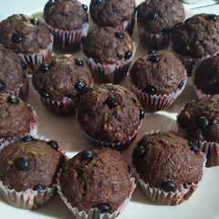 A picture of Choco banana muffin.
