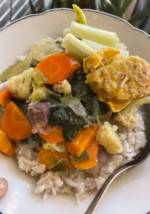 Foto resep Sayur Capcay dan Acar Mentimun