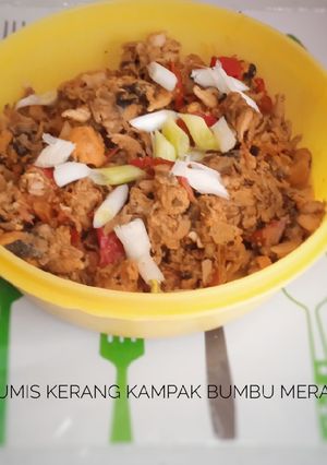 Foto resep Tumis kerang kampak bumbu merah