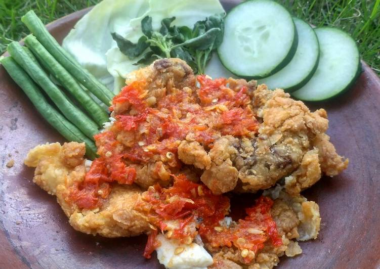 Bagaimana Menyiapkan Ayam Geprek, Menggugah Selera