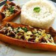 Canoa de plátano maduro
