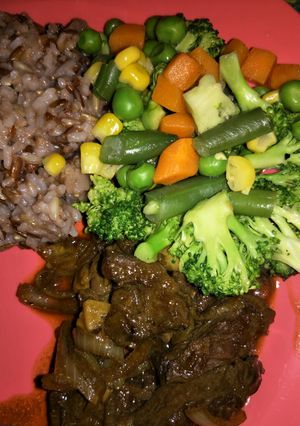 Foto resep Yakiniku Daging with brokoli