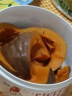 عکسی از دستور کَیی پته یا کدو حلوایی آبپز شده