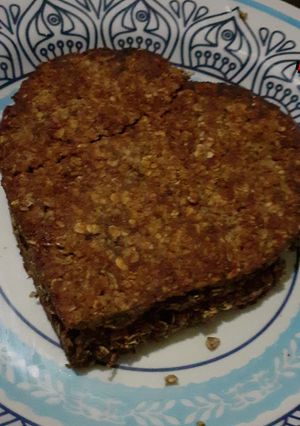 Una foto de Tartita de chocolate con avena