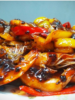 Foto resep Udang lada hitam
