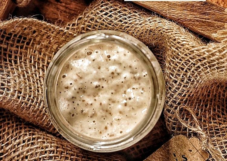 Resep SOURDOUGH STARTER🌾, Enak