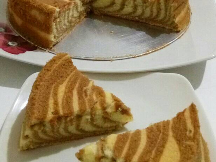 Cara Membuat Zebra Cake Putih Telur Bunda Pasti Bisa