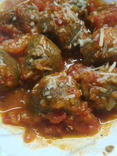 Una foto de Albóndigas de lentejas en salsa Natural de tomate 🍅