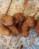 Brochette de langostinos