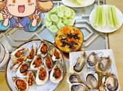 Hình ảnh của hàu nướng mỡ hành