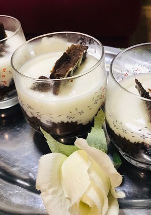 Una foto de Postre delicioso y rápido 🍧🍮