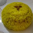 Peeley chawal/Basanti Polau
