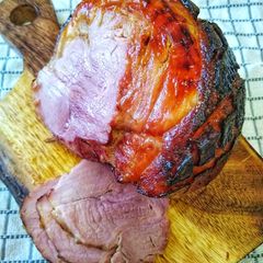 A picture of My Honey, Maple & Mustard Glazed Gammon.