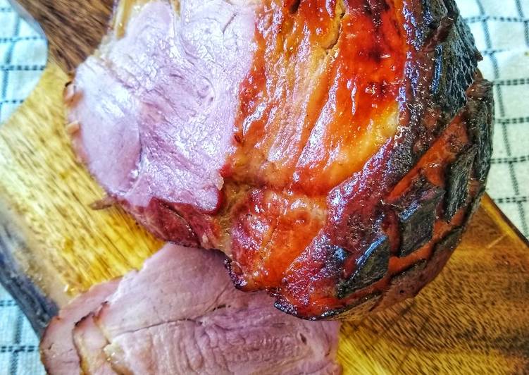 Step-by-Step Guide to Prepare Super Quick Homemade My Honey, Maple & Mustard Glazed Gammon