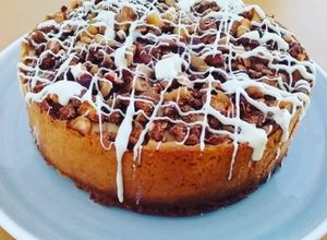 Foto principal de Tarta de manzana y frutos secos