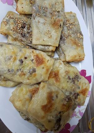 صورة لوصفة فطاير مقرمشة بسلق وببطاطا