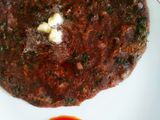 इन्स्टंट रागी बटर उत्तपम (instant ragi butter uttapam recipe in marathi)
