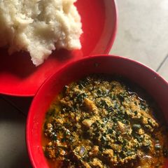 A picture of Signature Egusi soup.