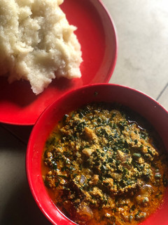 A picture of Signature Egusi soup.