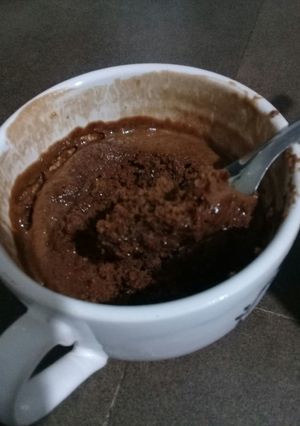 Una foto de Brownie en taza (en microondas)