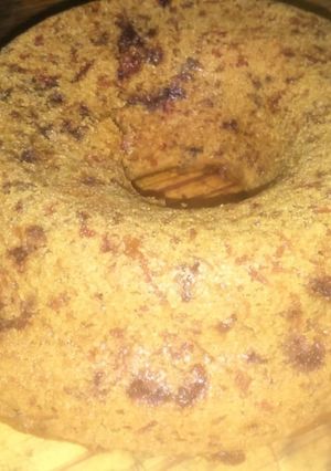 Una foto de Torta de chocolate, café y remolacha