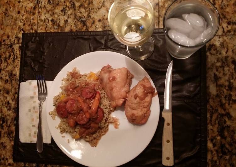 Easy Chicken with Apples and Sausage Easy Chicken with Apples and Sausage