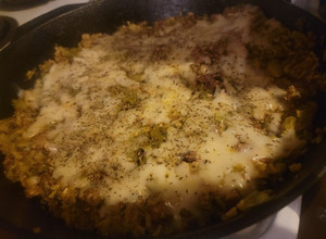 A picture of Rice and Broccoli Casserole w/Sausage and Cheese.