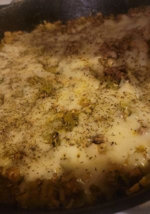 A picture of Rice and Broccoli Casserole w/Sausage and Cheese.