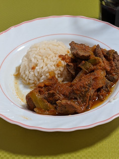 Una foto de Hígado de ternera entomatado al Garam Masala